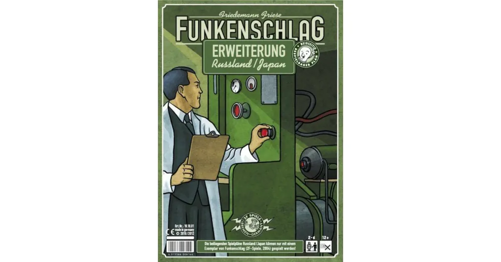 Funkenschlag (Power Grid) 6. kiegészítő Oroszország/Japán Exkluzív ajánlat