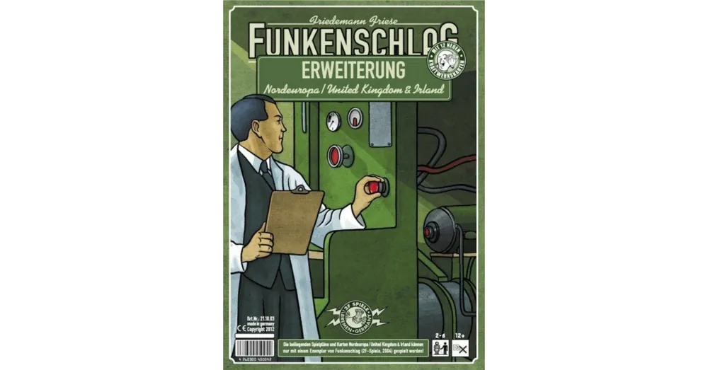 Funkenschlag (Power Grid) 8. kiegészítő Észak-Európa/Egyesült Királyság & Írország (Recharged) Exkluzív ajánlat
