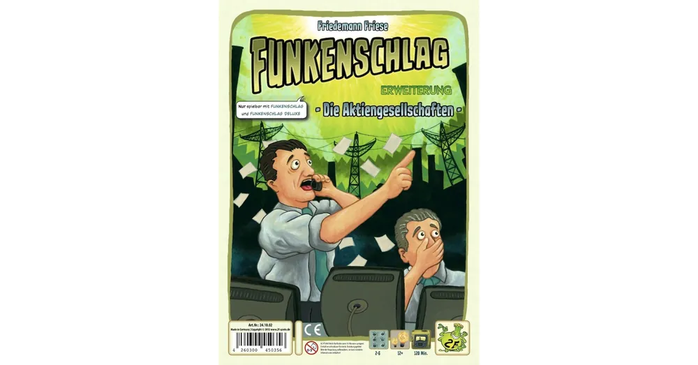 Funkenschlag (Power Grid) 10. kiegészítő - Tőzsde (Die Aktiengesellschaften) Biztonságos fizetés