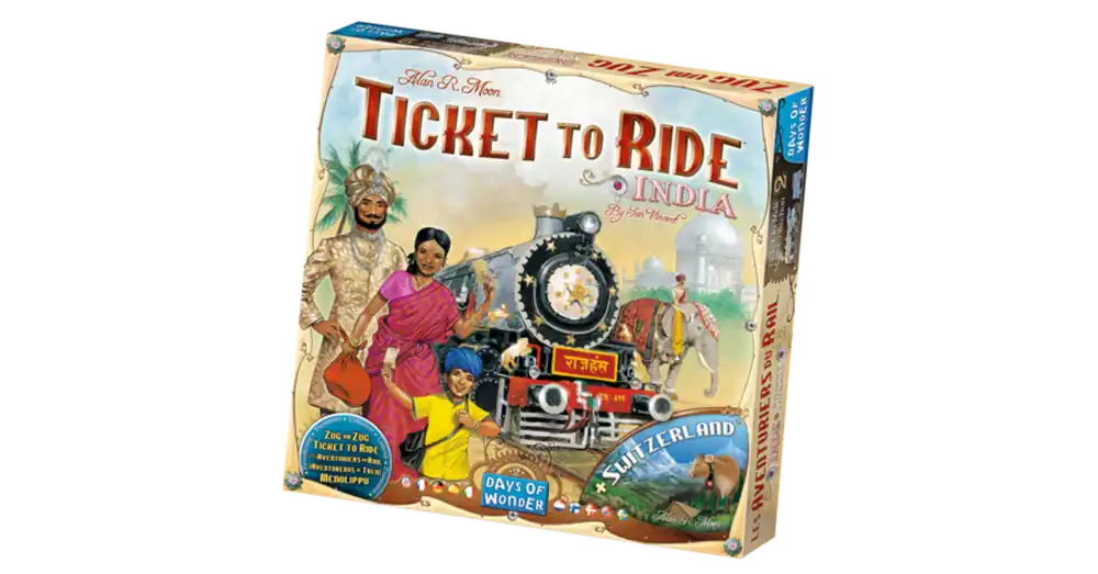 Ticket to Ride Map Collection 2 India & Switzerland Bestseller