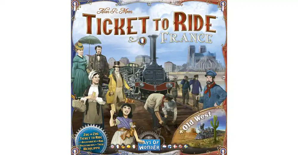 Kedvezmény Ticket to Ride Map Collection 6 France & Old West