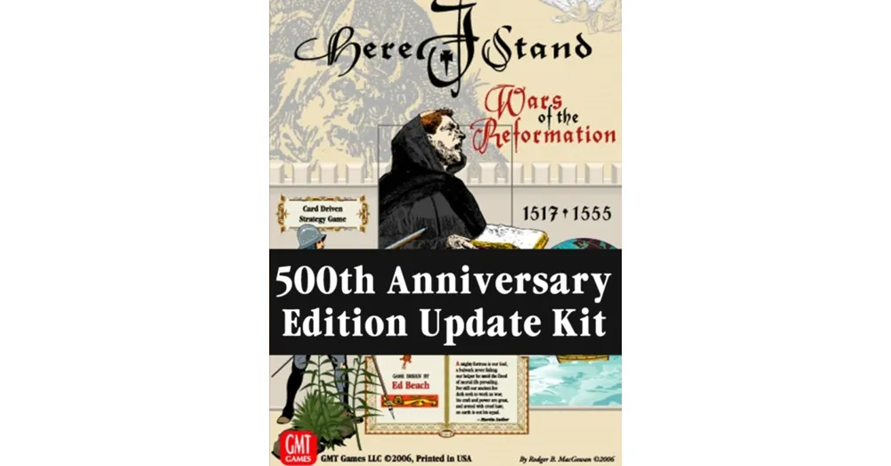 Gyors szállítás Here I Stand 500th Anniversary Edition Update Kit