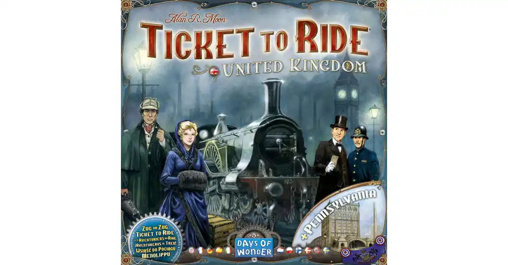 Ticket to Ride Map Collection 5 United Kingdom & Pennsylvania Szezonális akció