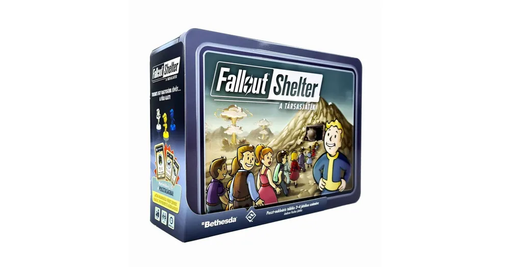 Biztonságos fizetés Fallout Shelter A társasjáték