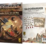 Gloomhaven Jaws of the Lion eltávolítható matricakészlet és térkép Legnépszerűbb