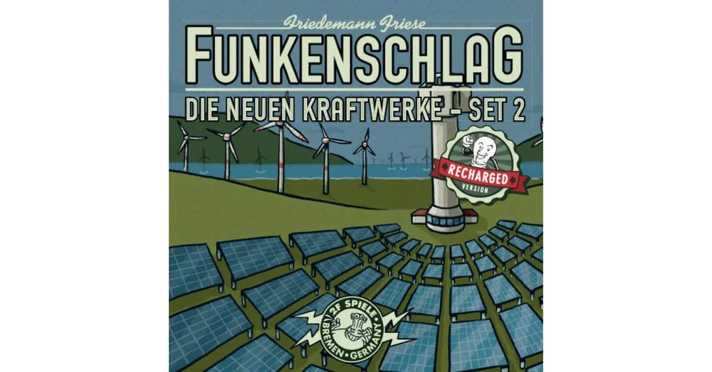 Legjobb ár Funkenschlag (Power Grid) 14. kiegészítő Új erőműkártyák 2. (Recharged)