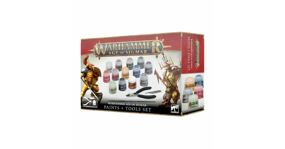 Warhammer Age of Sigmar Paint + Tools Set Ne maradj le