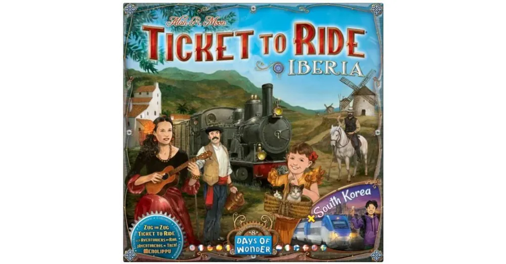 Ticket to Ride Map Collection 8 Iberia & South Korea Azonnali szállítás