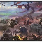 The Lord of the Rings Black Stitched Magic The Gathering Playmat Azonnal elérhető
