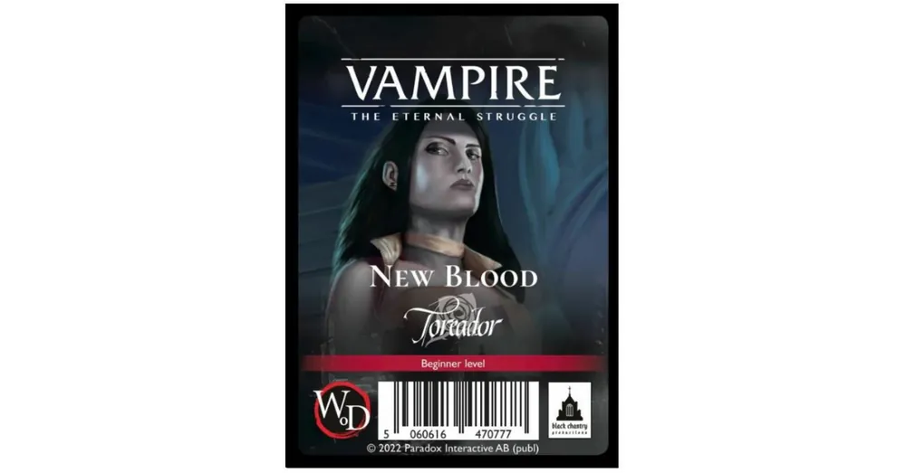 Utolsó esély Vampire The Eternal Struggle - New Blood Toreador (5th edition)