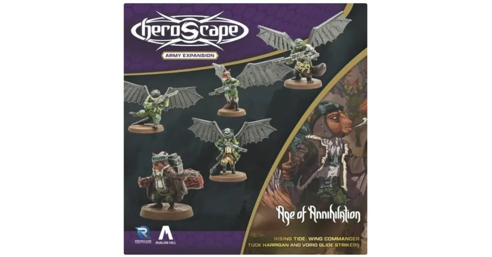 Gyors szállítás Heroscape Rising Tide - Wing Commander Tuck Harrigan and Vorid Glide Strikers
