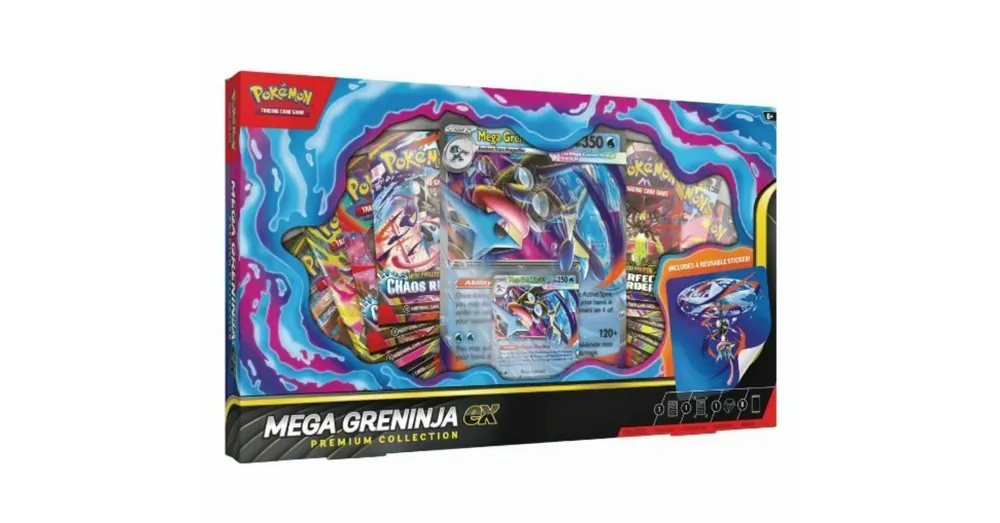 Kedvezmény Pokémon TCG Mega Greninja ex Premium Collection