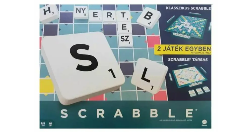 Scrabble Original 2 az 1-ben társasjáték Legkelendőbb