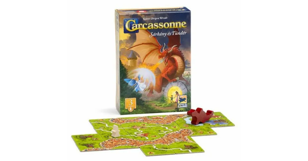 Carcassonne 3. kiegészítés - Sárkány és tündér Prémium
