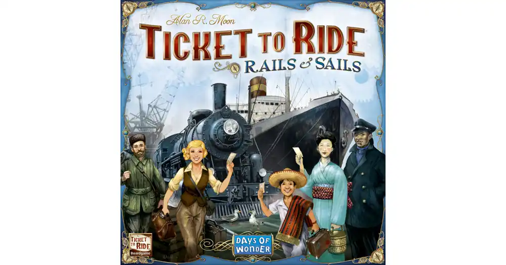 Szuper akció Ticket to Ride Rails and Sails (skandináv kiadás)