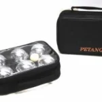 Pétanque, 6 fém golyóval, fekete táskában - 251204 Olcsó