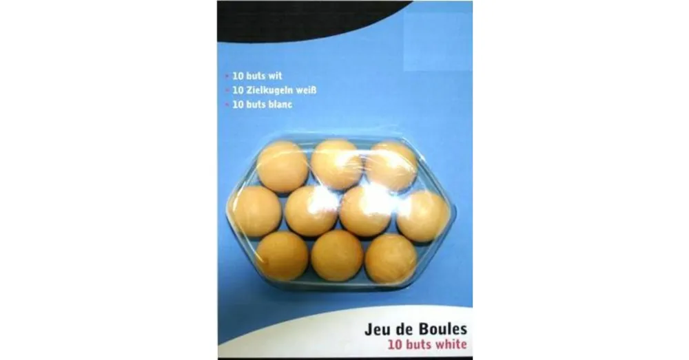Petanque fa kisgolyó, 10 db - 251144 Akciós ár