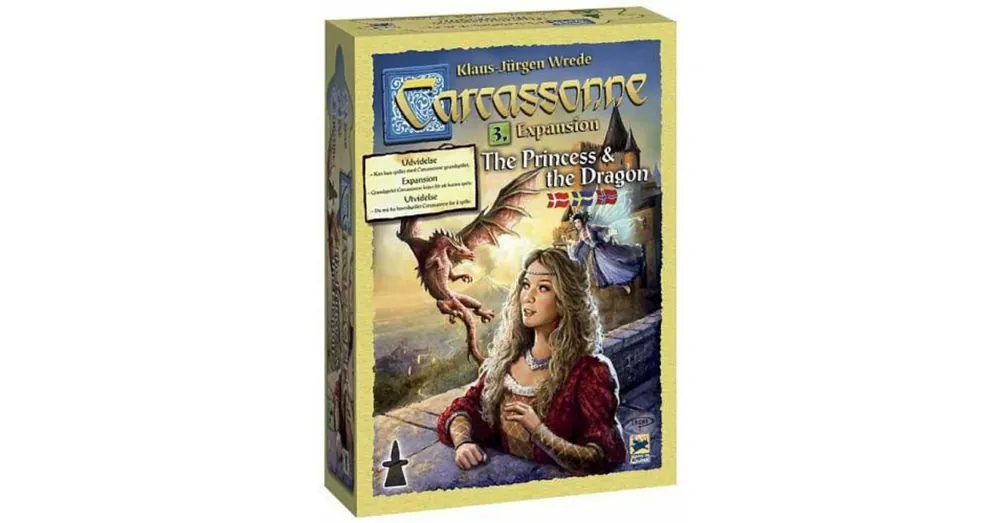 Vásárlói kedvenc Carcassonne 3 Princess & Dragon (skandináv kiadás)