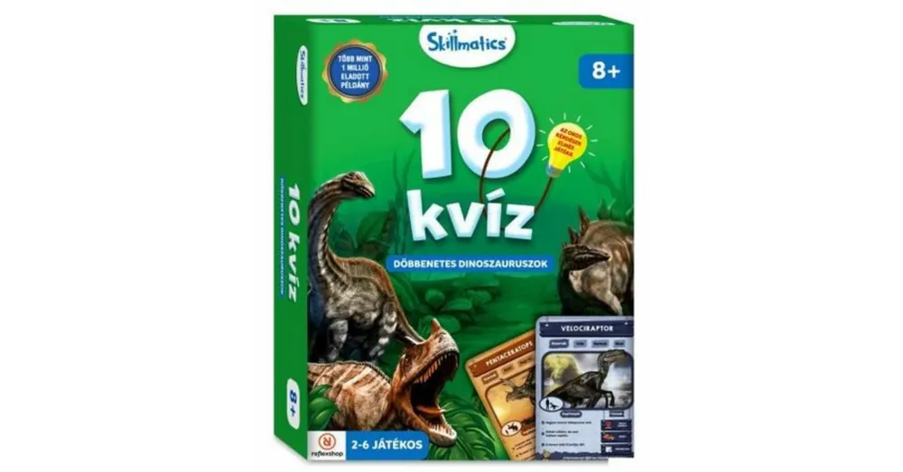 10 kvíz Döbbenetes dinoszauruszok Bestseller