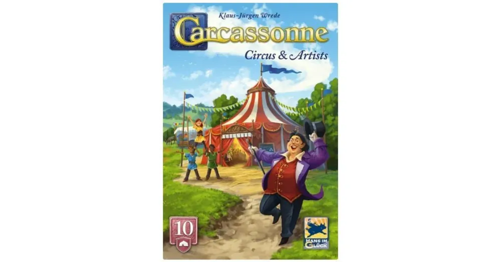 Nézd meg most Carcassonne 10 Circus & Artists (2025-ös kiadás)