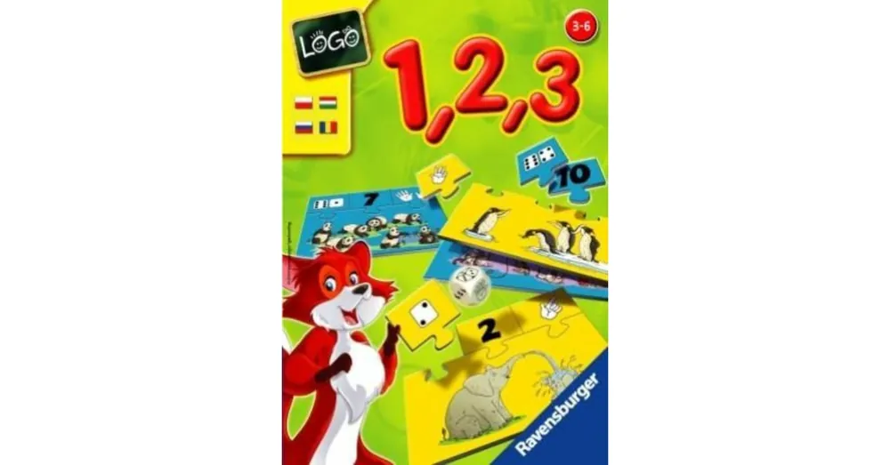 Ravensburger Logo 1,2,3 számolni tanulok oktató játék Árcsökkenés