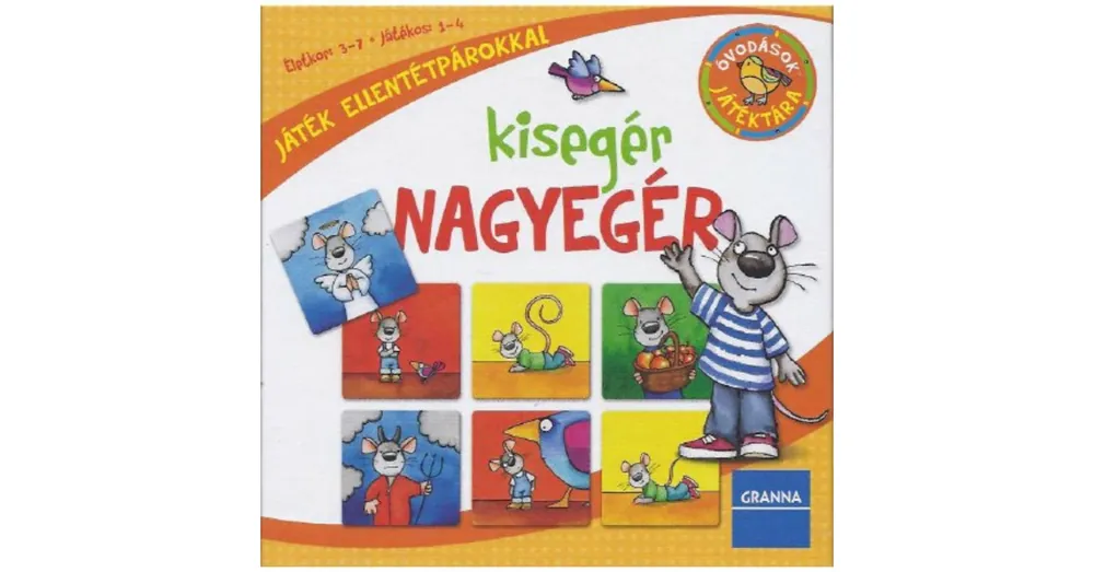 Azonnal elérhető Óvodások játéktára Kisegér nagyegér (Új kiadás)