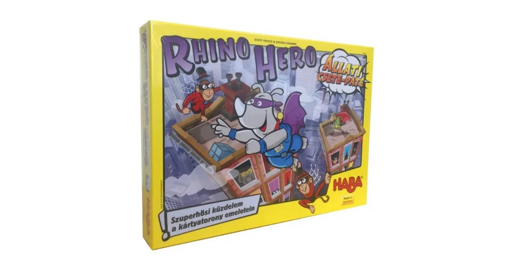 Biztonságos fizetés Rhino Hero Állati csete-paté