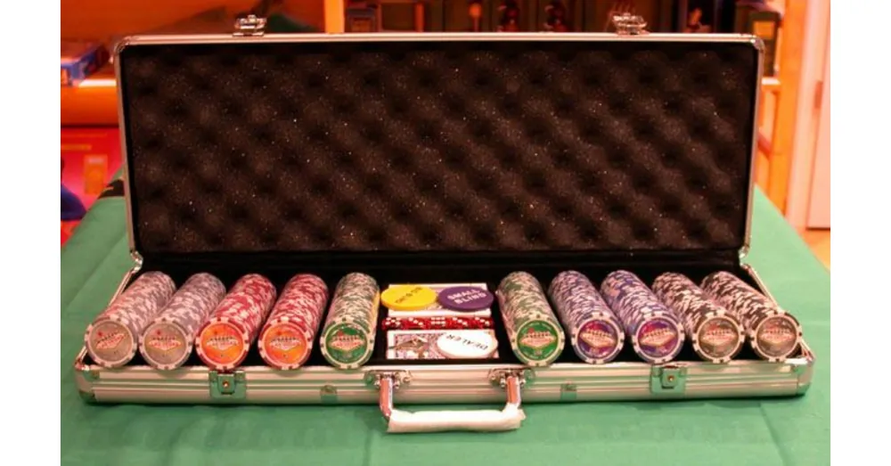 Korlátozott ajánlat Póker zseton készlet, Las Vegas, 500db - 620950
