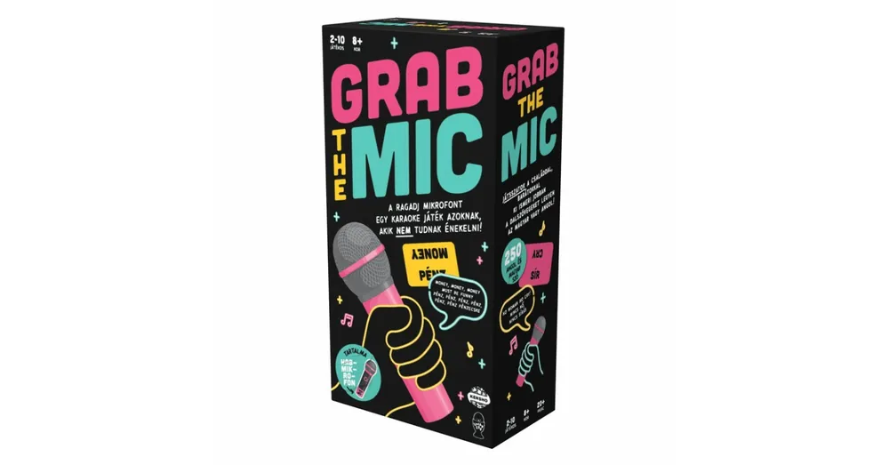 Grab the Mic családi partijáték Szuper akció
