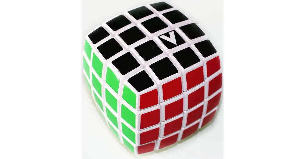 Gyors szállítás V-CUBE 4X4 versenykocka, fehér, lekerekített, matrica nélküli