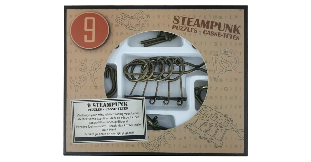 Steampunk Puzzle Set (9) - Barna Exkluzív ajánlat