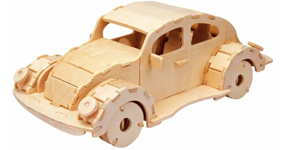 Gepetto‘s Workshop - Autó - 3D fapuzzle, 473173 Azonnali szállítás