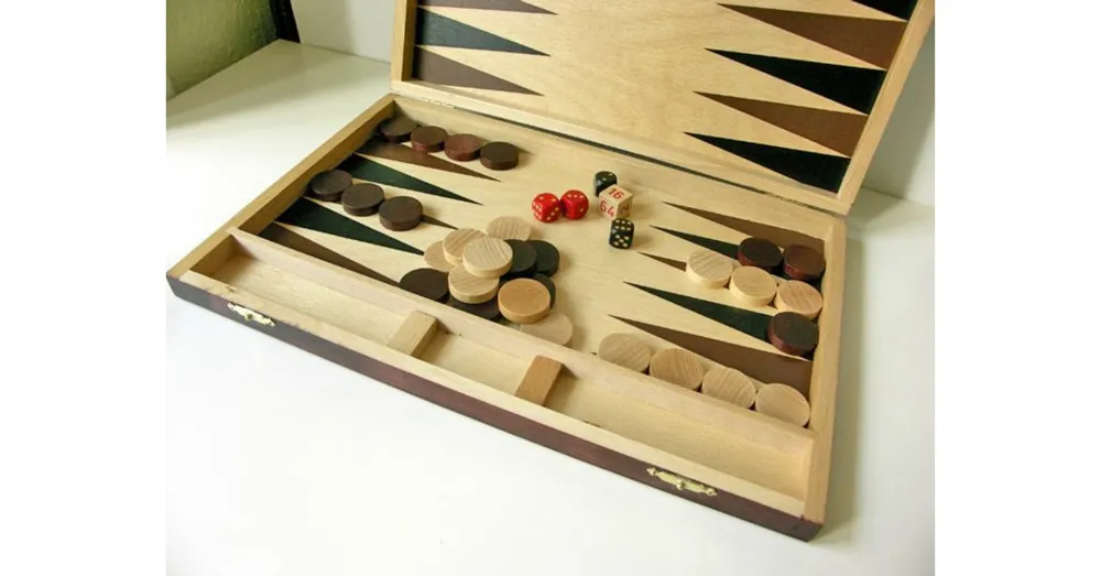 Gyors kiszállítás Backgammon fa (46x30cm) - 604111