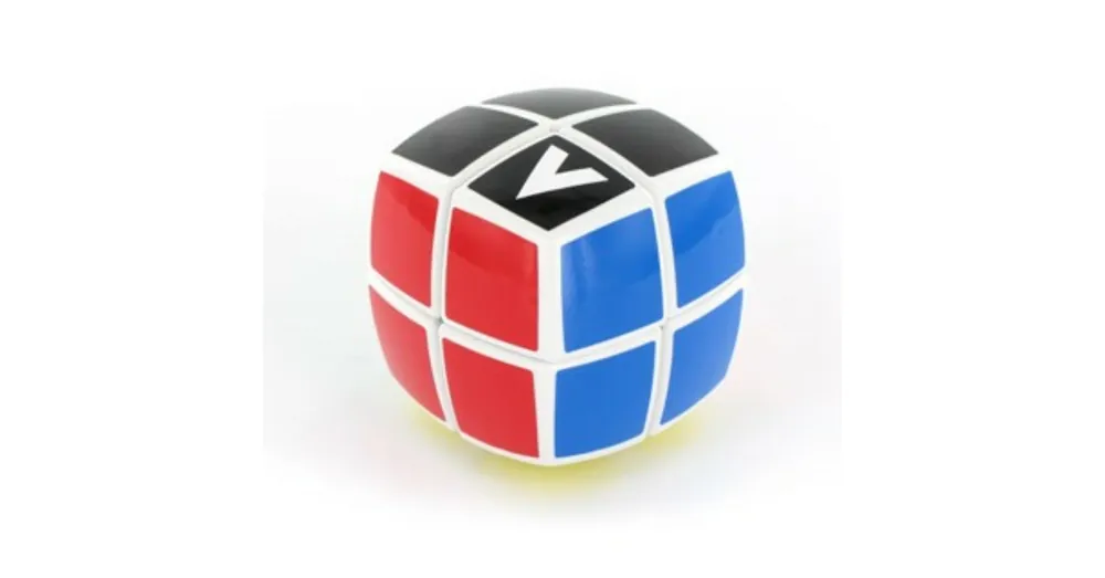 Exkluzív ajánlat V-CUBE 2x2 versenykocka, fehér, lekerekített, matrica nélküli