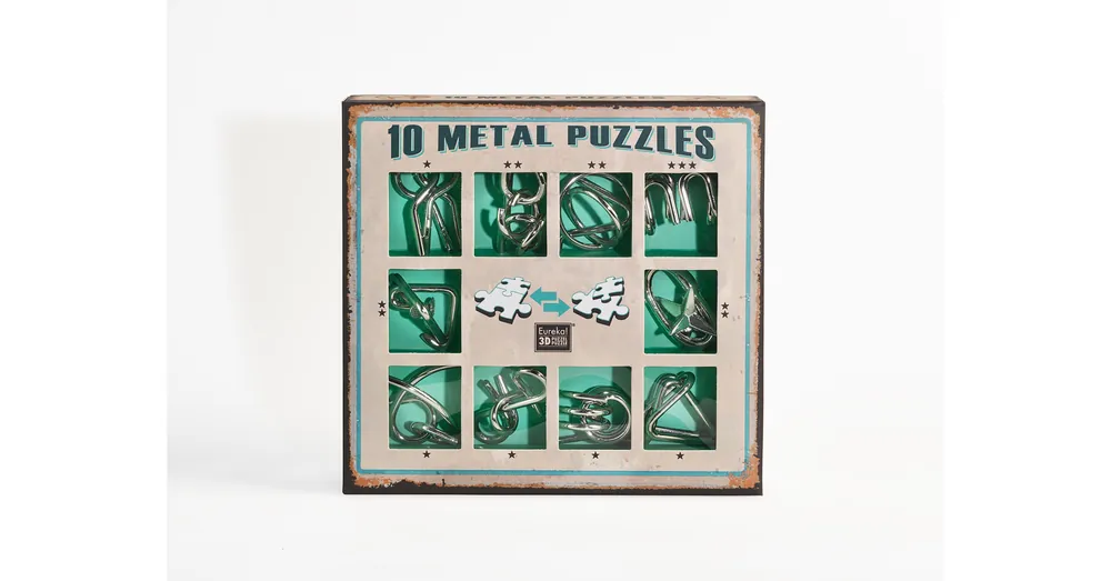 Legjobb ár 10 Metal Puzzle Set - zöld *-***