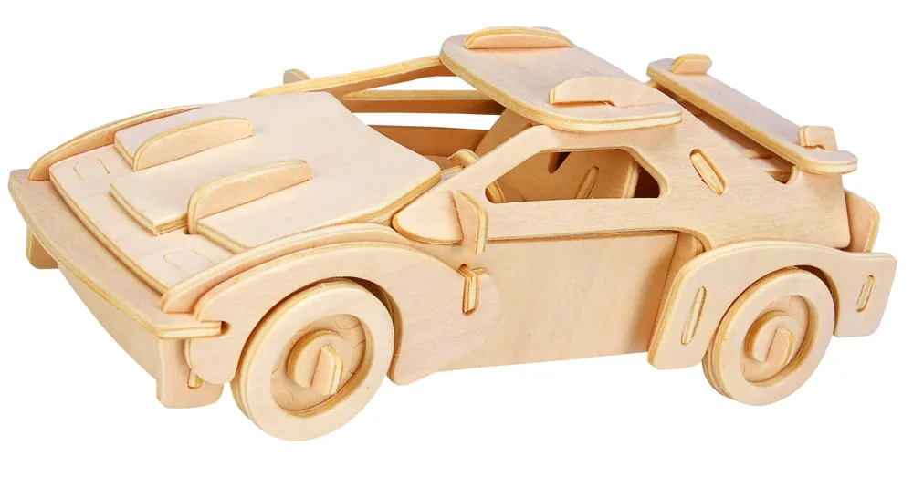 Gepetto‘s Workshop - Versenyautó- 3D fapuzzle, 473157 Legjobb ár