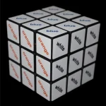 Rubik Színes 3x3 szöveg kocka Vásárlói kedvenc
