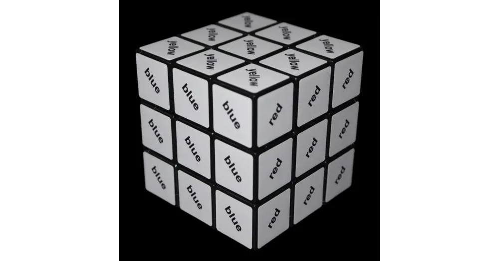 Rubik Fekete 3x3 szöveg kocka Ajánlat