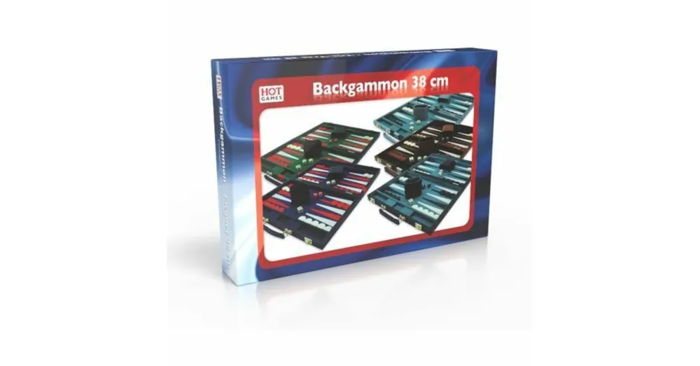 Backgammon - kék mübör koffer (38cm) - 604162 Vedd meg most