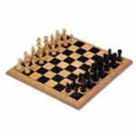 670235 Longfield sakk készlet fából 29cm*29cm Biztonságos fizetés
