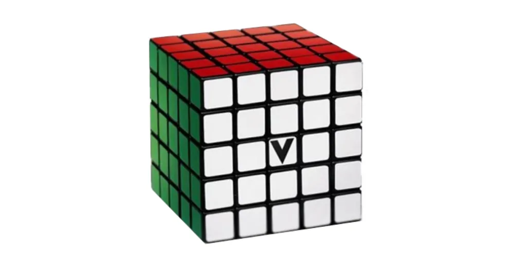 Vásárlói kedvenc V-CUBE 5X5 versenykocka, fekete, egyenes
