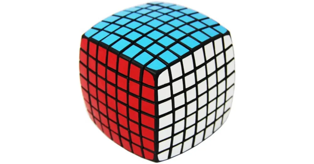 Akciós ár V-CUBE 7x7 versenykocka, fekete, lekerekített