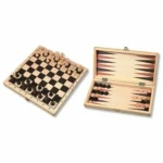 Ajánlat Sakk és Backgammon fából, 29 cm 670011