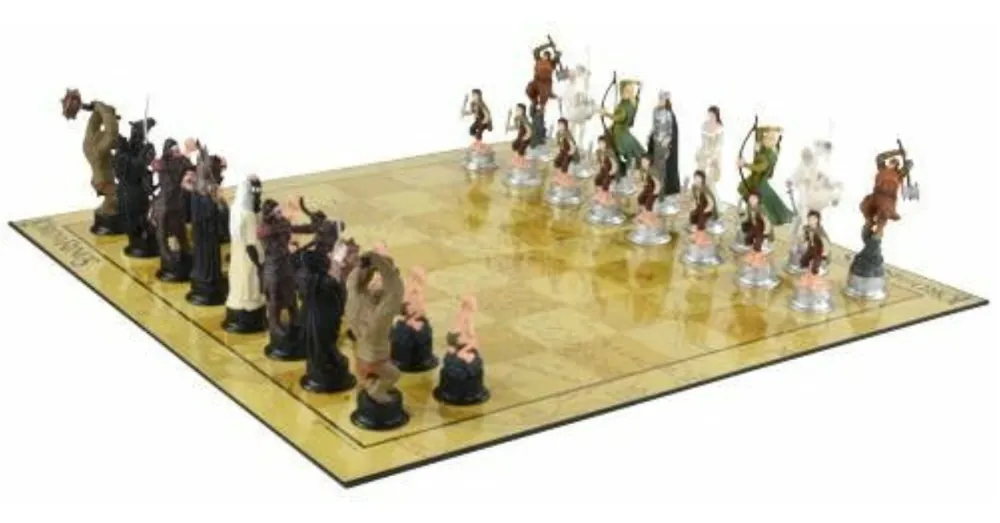 Sakk készlet - Lord of the Rings, Hobbit figurákkal - 675400 Olcsó