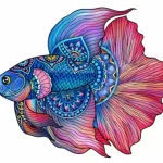 Végkiárusítás Fa puzzle – Harcoshal (FSC-wood)