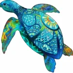 Kiárusítás Fa puzzle – Teknős (FSC-wood)