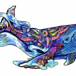 Fa puzzle – Bálna (FSC-wood) Exkluzív ajánlat