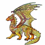 Legjobb ár Fa puzzle – Sárkány (FSC-wood)
