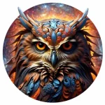Fa puzzle – Bagoly 2 (FSC-wood) Csak ma