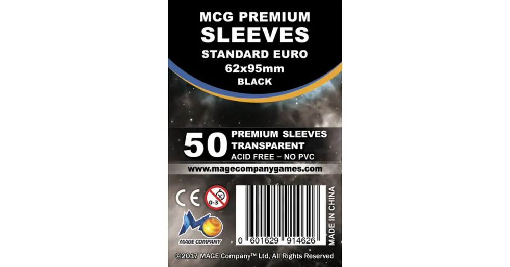 Szuper ajánlat MCG Premium Standard Euro kártyavédő (sleeve) - 50db/csomag